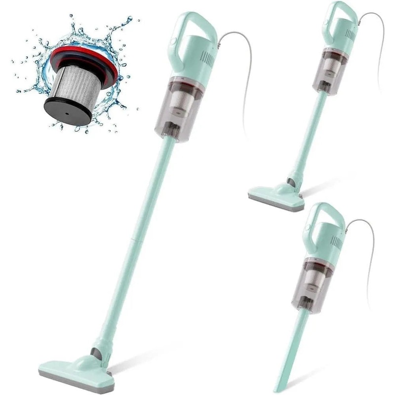 Bagless Corded Stick Vacuum with 14 KPa Powerful Suction and HEPA Filter