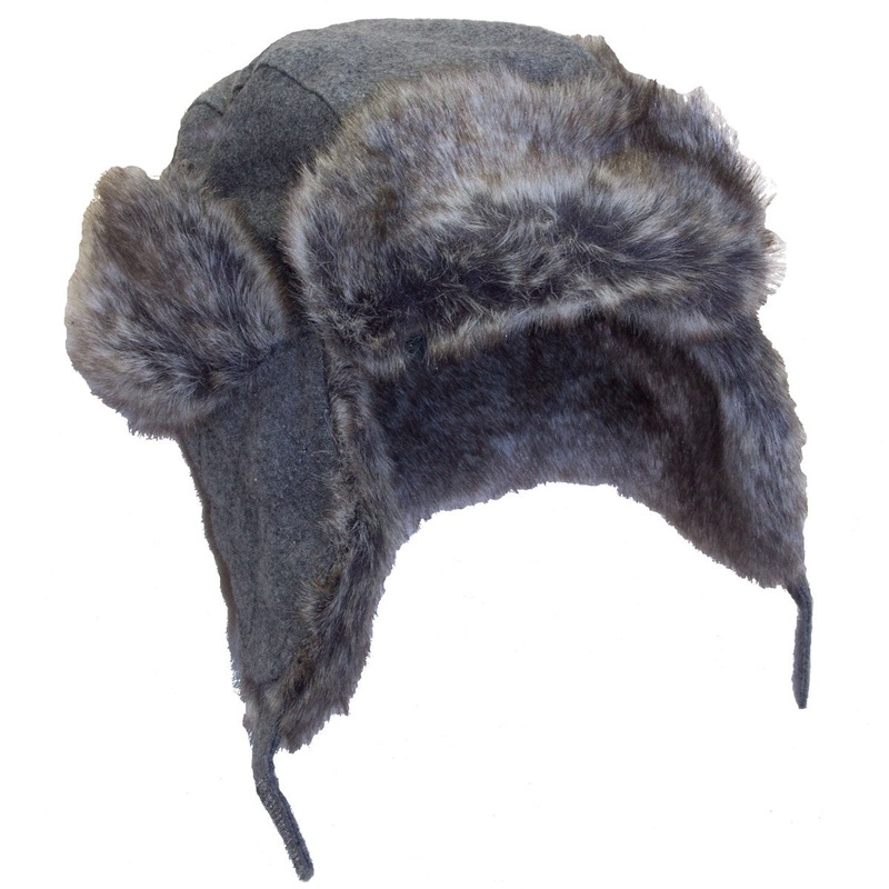 Boy Trapper Hat – Grey