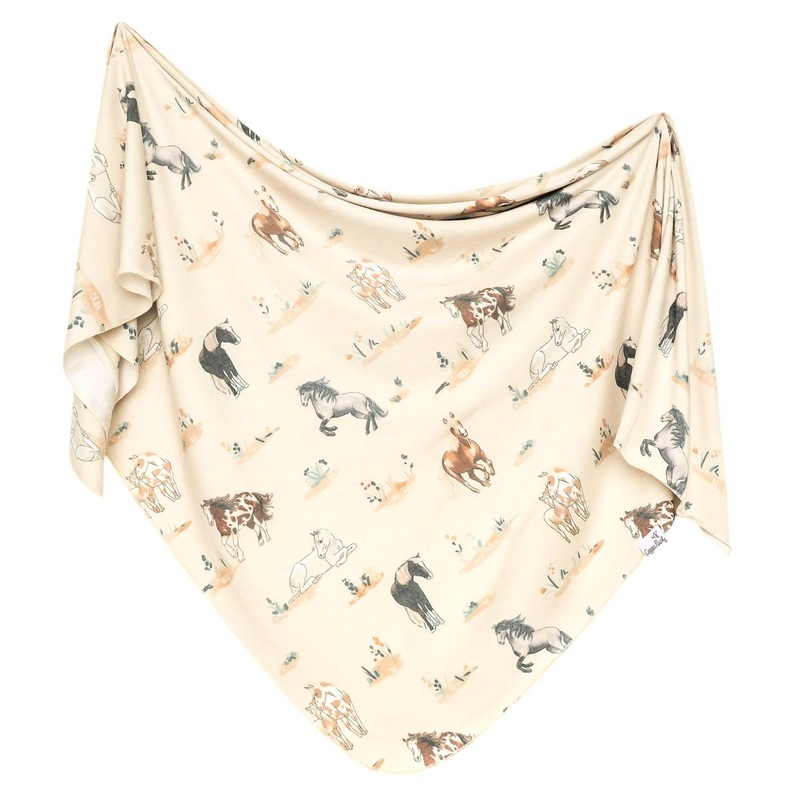 Copper Pearl Knit Swaddle Blanket – Montana