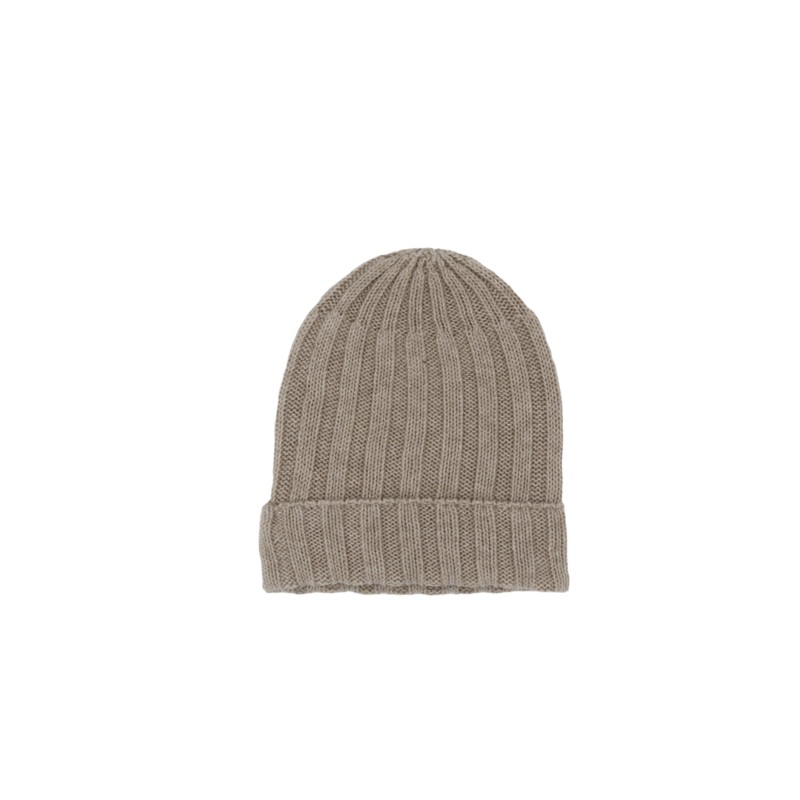 Knit Ribbed Hat – Toasted