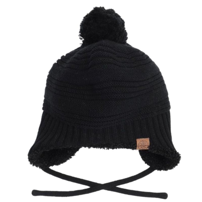 Knitted Pom Pom Hat