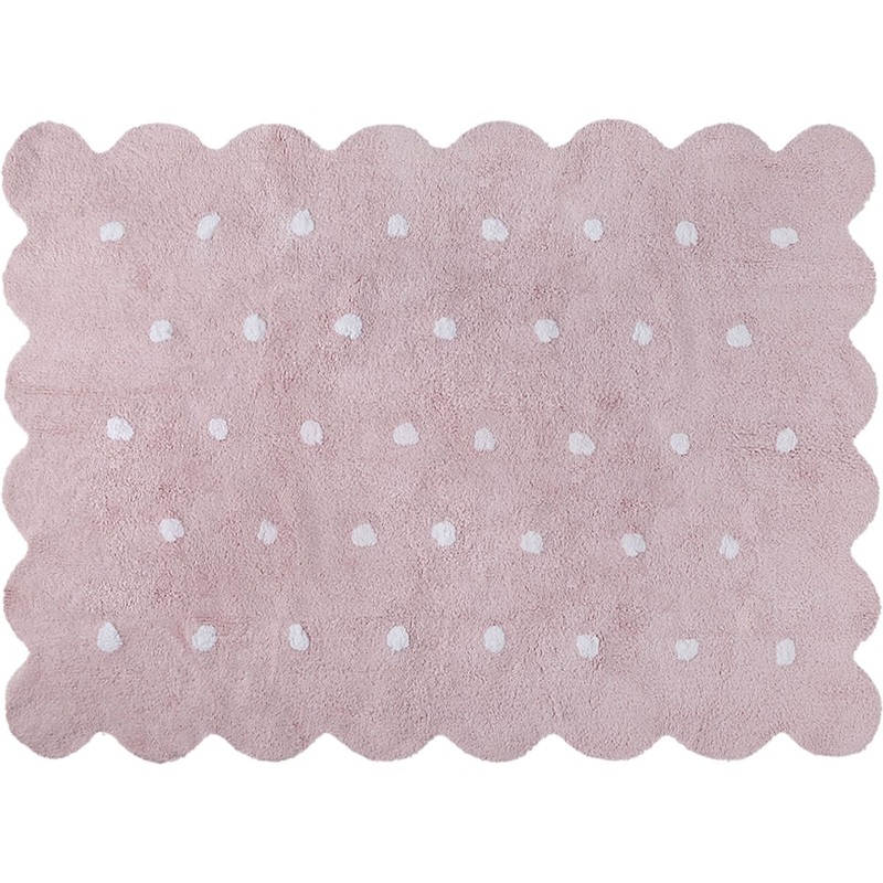 Lorena Canals Biscuit Rug – Pink (4′ x 5′ 3″)