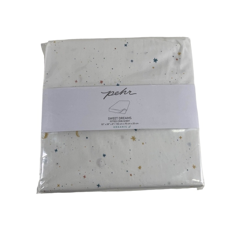 Pehr Fitted Crib Sheet, Celestial