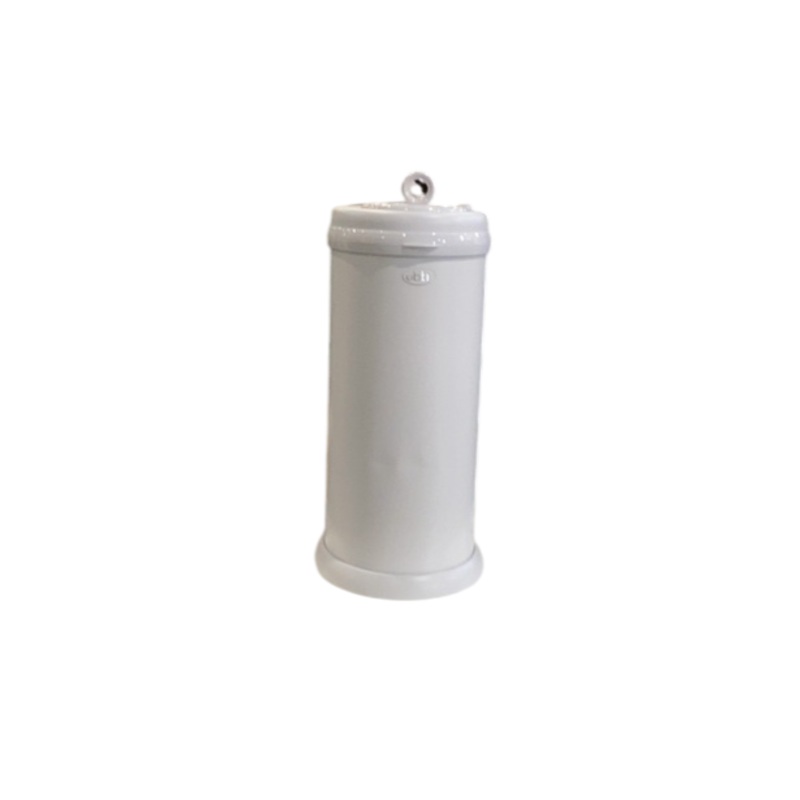 Ubbi Diaper Pail Value Gift Set, Matte White