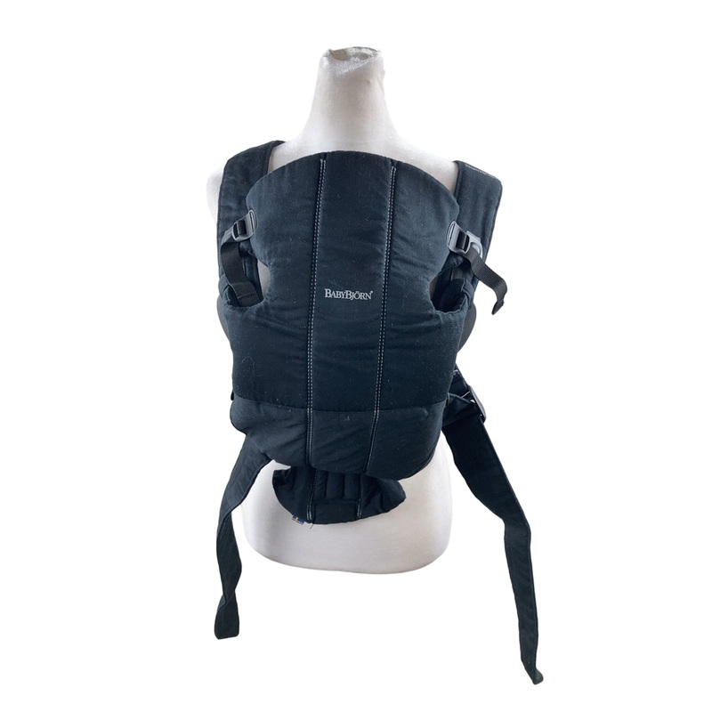 BabyBjorn Baby Carrier Mini, Black Cotton