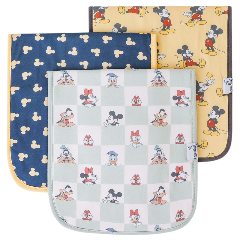 Copper Pearl Premium Burp Cloths | Mickey Mouse & Friends