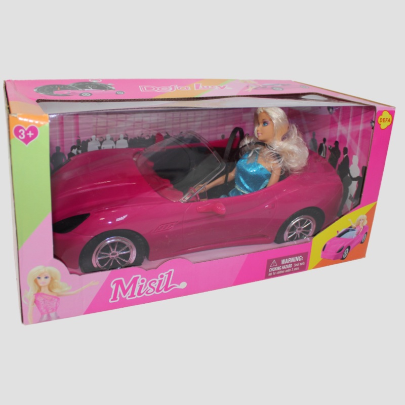 Defa Lucy Misil Pink Doll Car  Compact & Fun Ride for Girls