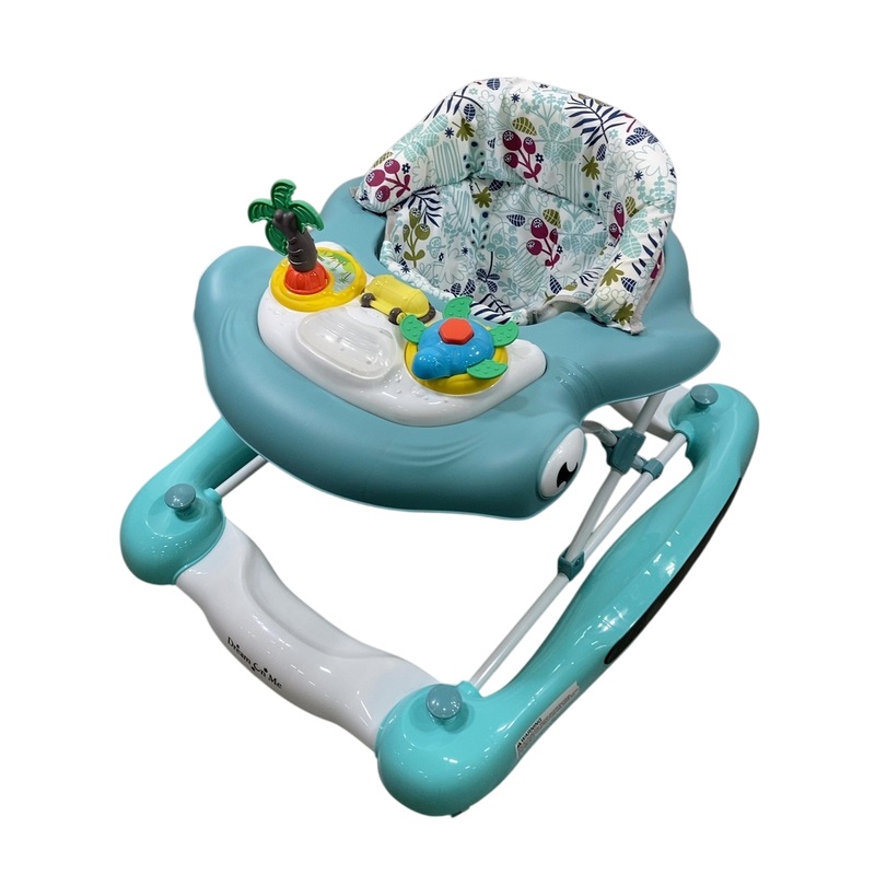 Dream On Me Aloha Fun 2-in-1 Walker And Rocker, Blue