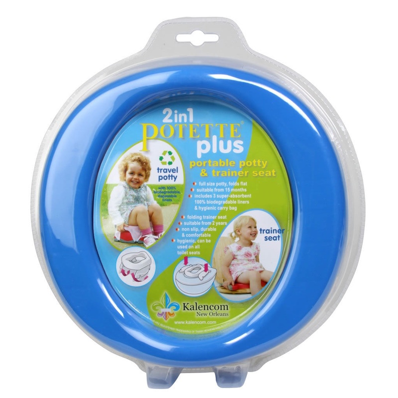 Kalencom Potette Plus 2 in 1 On the Go Potty in Blue