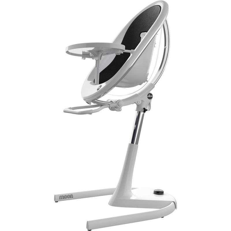 Mima Moon 2G High Chair – White / Black