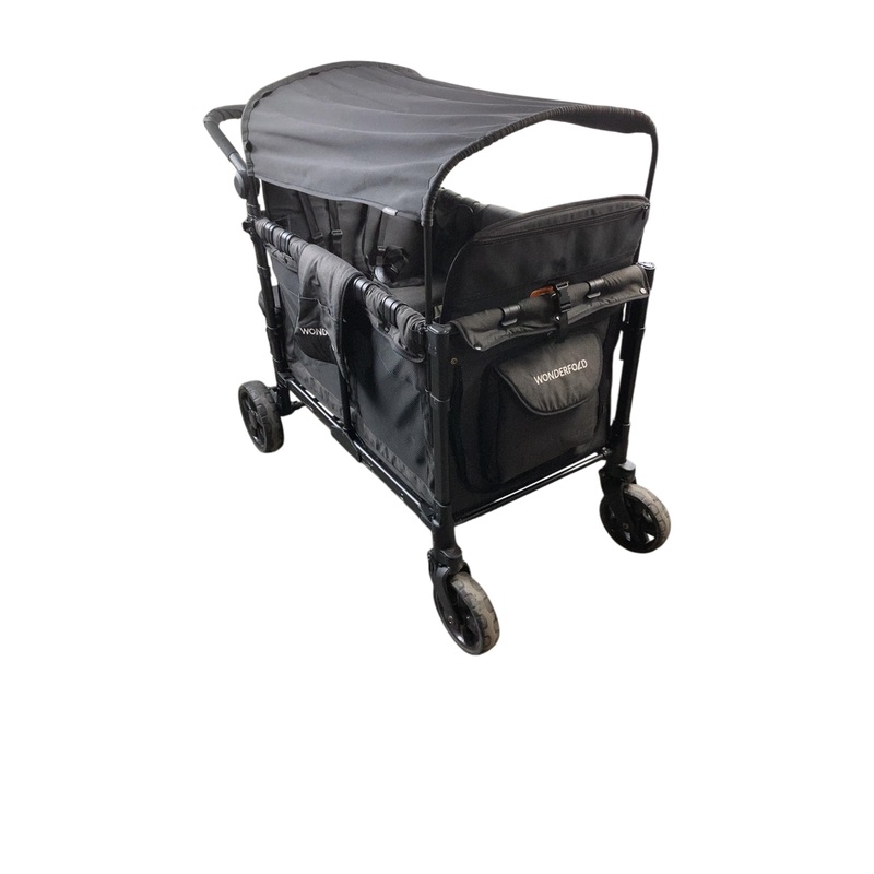 Wonderfold W4 Elite Stroller Wagon, 2023, Charcoal Gray