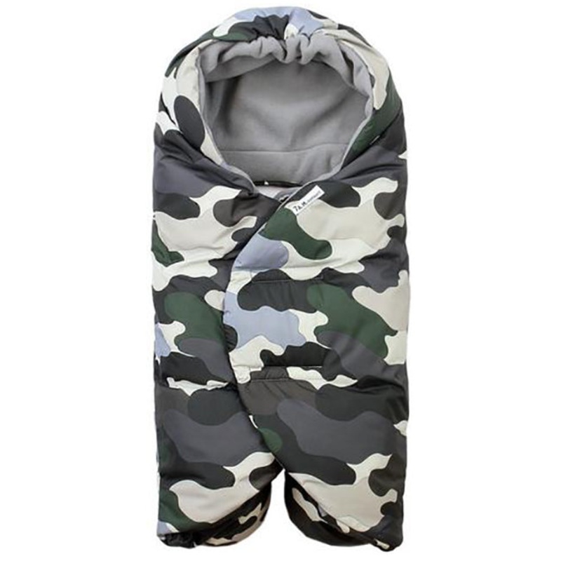 7 A.M. Enfant Nido Quilted Wrap, Small – Camo Forest