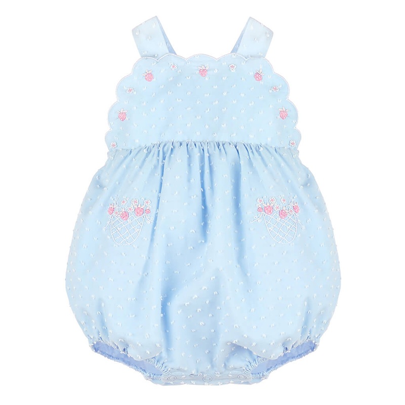 Berry Wedgewood Sunsuit