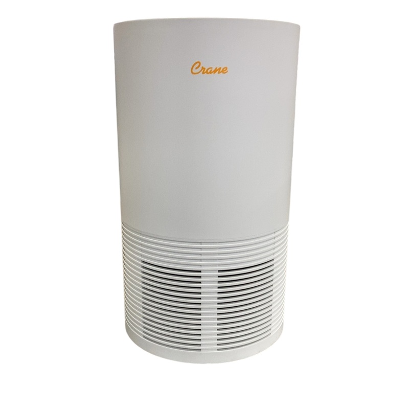 Crane True HEPA Filter Air Purifier, White