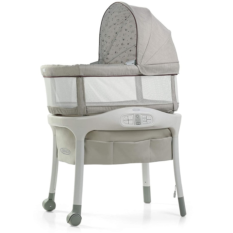 Graco Sense2Snooze Bassinet with Cry Detection Technology – Roma
