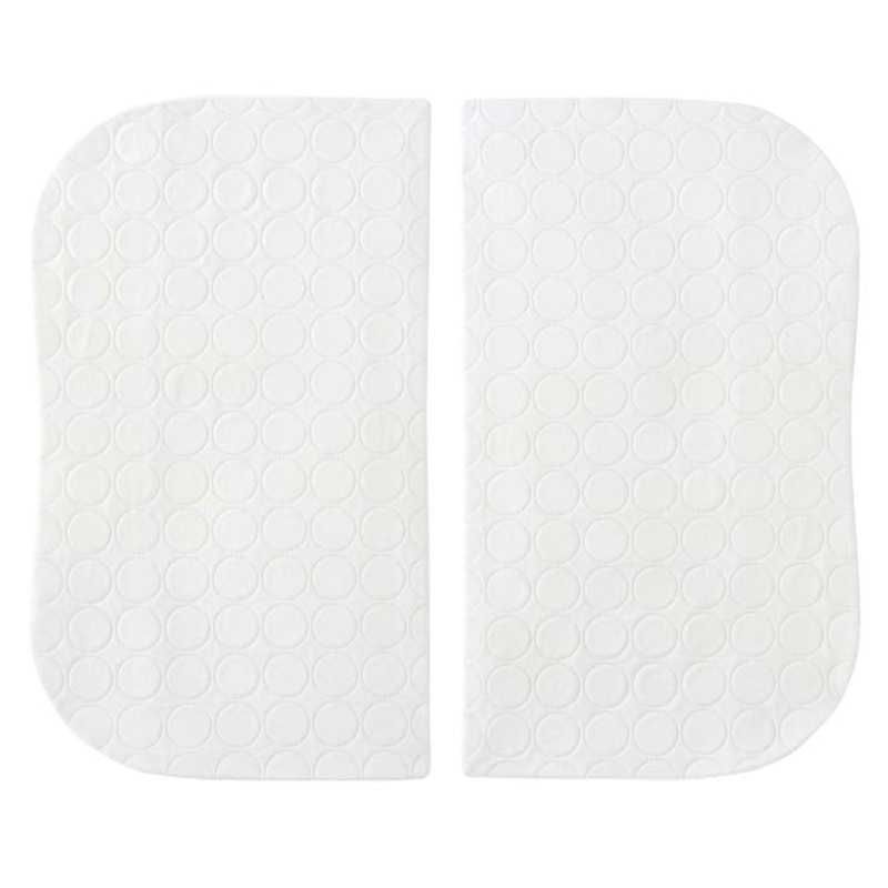 HALO Bassinest White Mattress Pad – TWIN (2 pack)