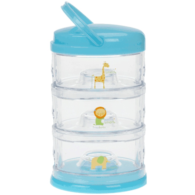 Innobaby Packin’ SMART Three Tier Zoo Animal Series in Blueberry Sorbet