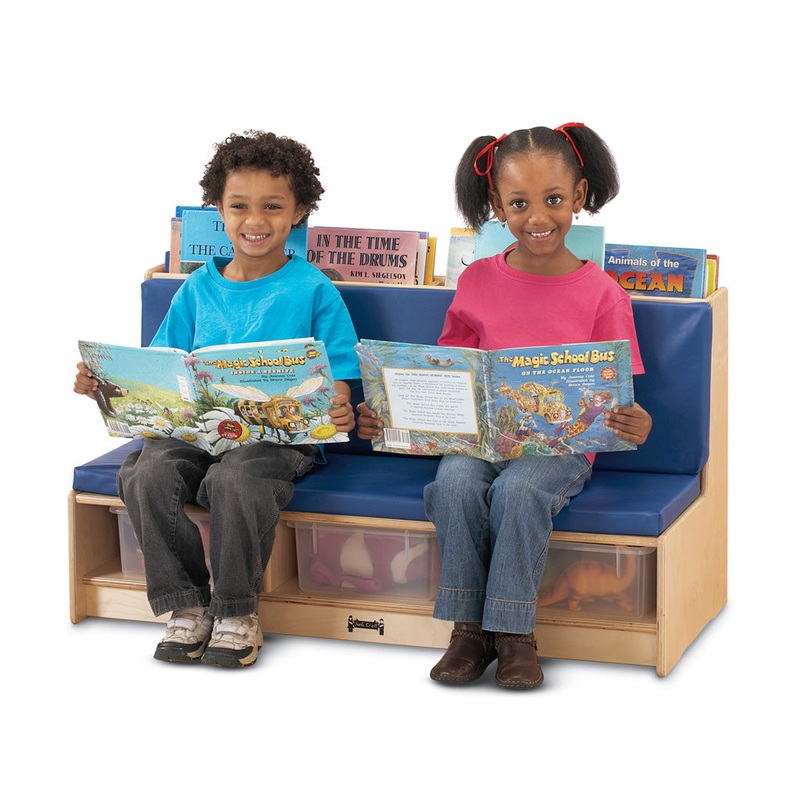 Jonti-Craft Literacy Couch – Blue