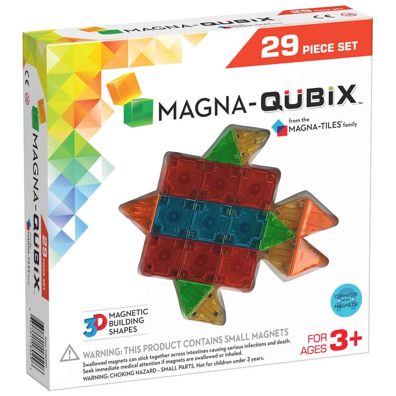 Magna-Tiles Magna-Qubix 3D Magnetic Building Blocks