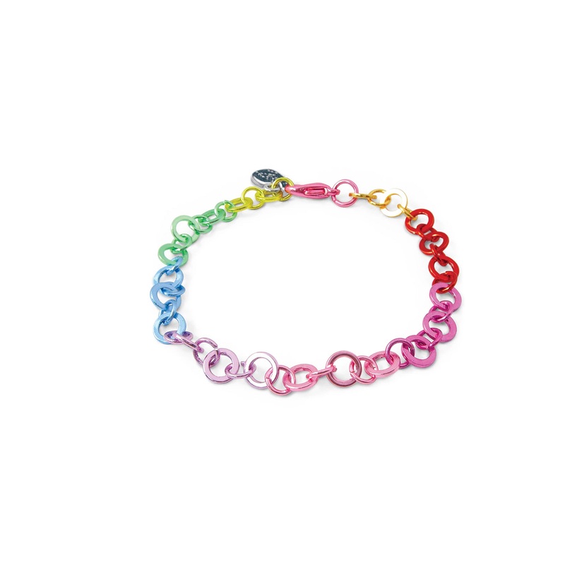 Charm It Rainbow Chain Bracelet