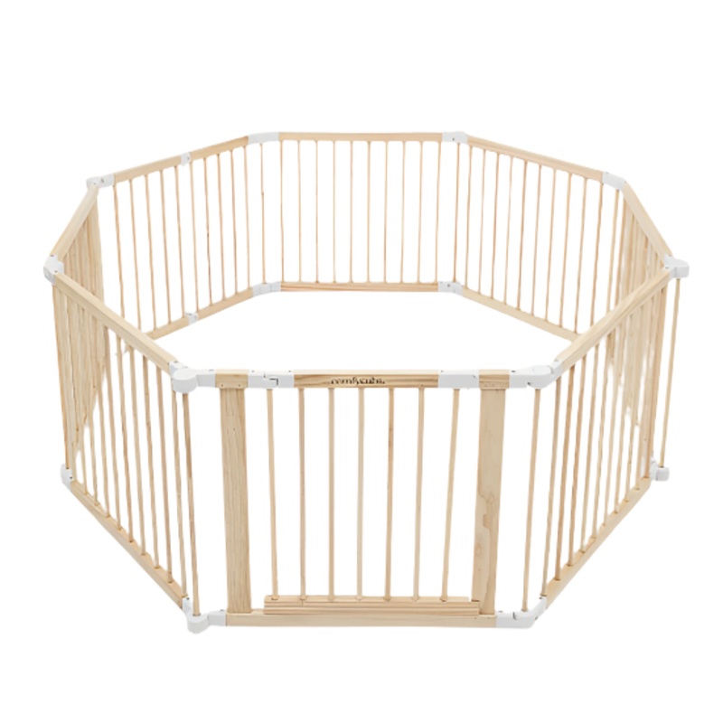 Comfy Cubs Playpen, Natural Wood