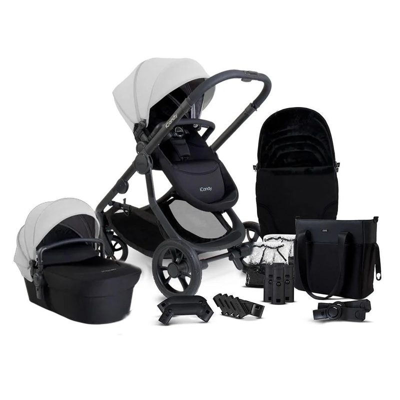 iCandy Orange 4 Pushchair Bundle – Glacier/Black