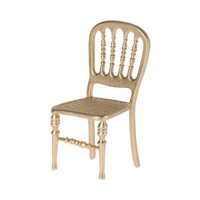 Maileg Chair, Mouse – Gold