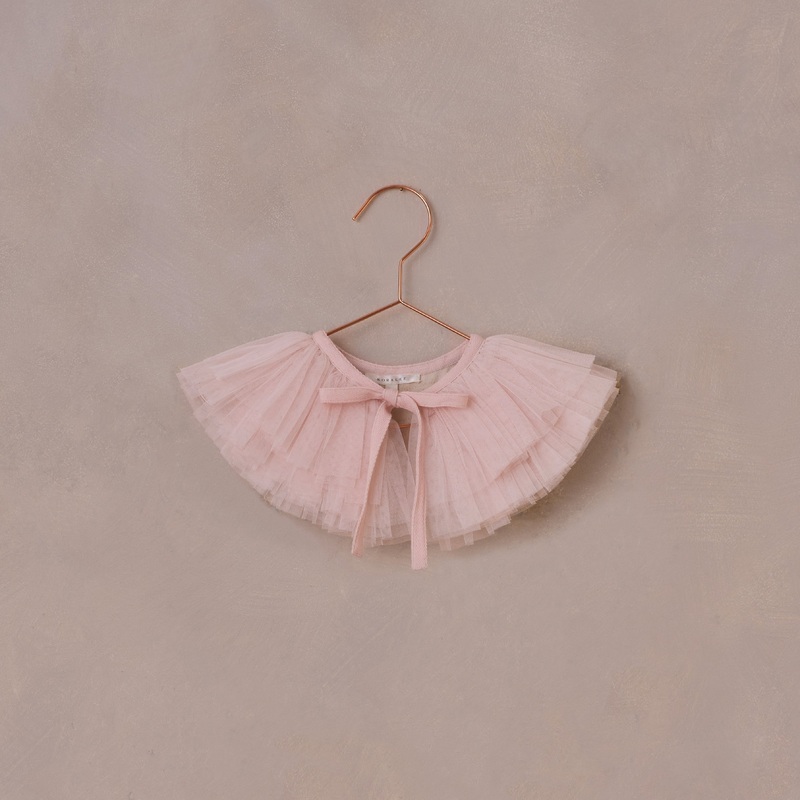 Noralee Ruffle Tulle Collar | Blush