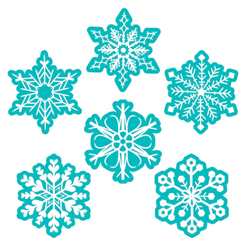 Snowflakes 6″ Designer Cut-Outs