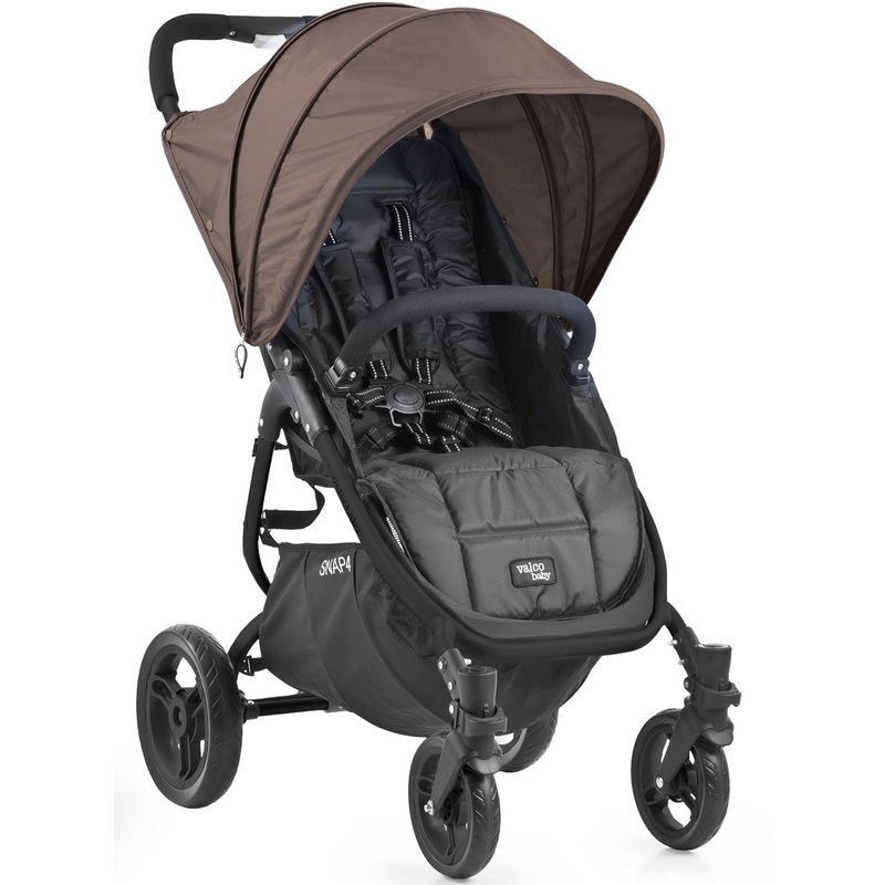 Valco Snap 4 Stroller and Hood – Black/Spice