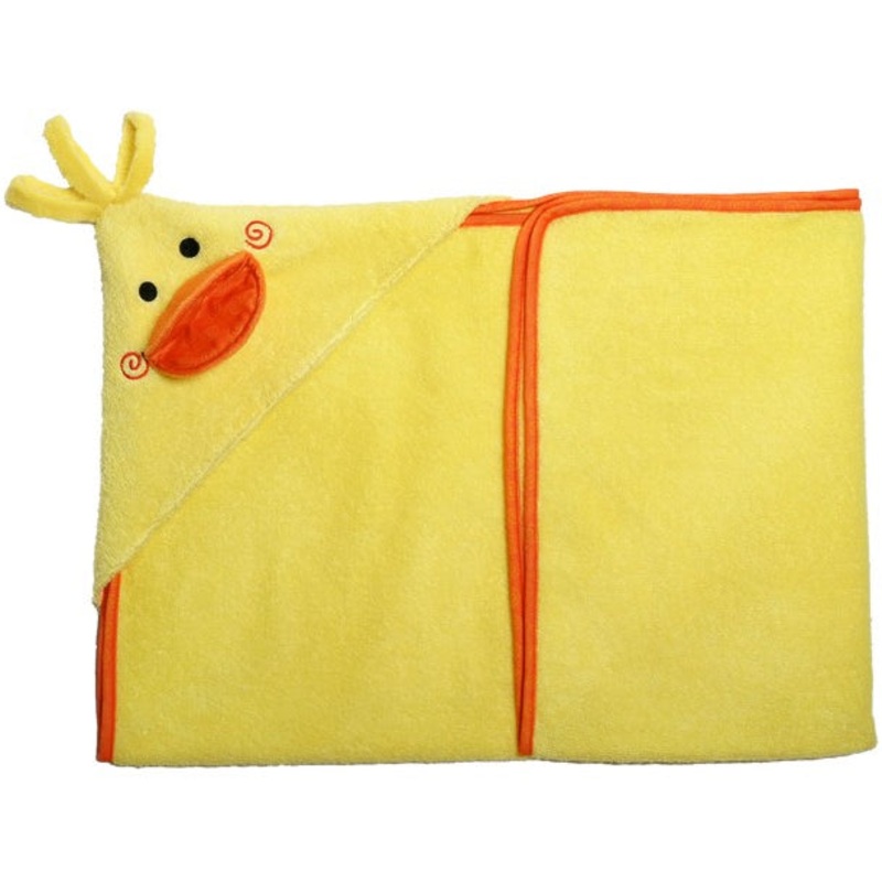 Zoocchini Baby Hooded Towel – Puddles the Duck