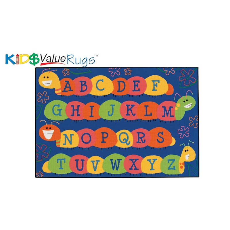 Caterpillar Friends Value Rug (3′ x 4’6″)