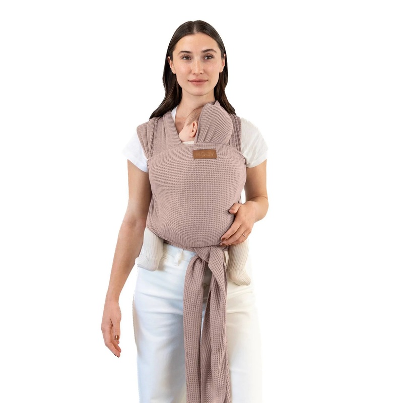 Classic Wrap Waffle Knit Baby Carrier – Sandstone
