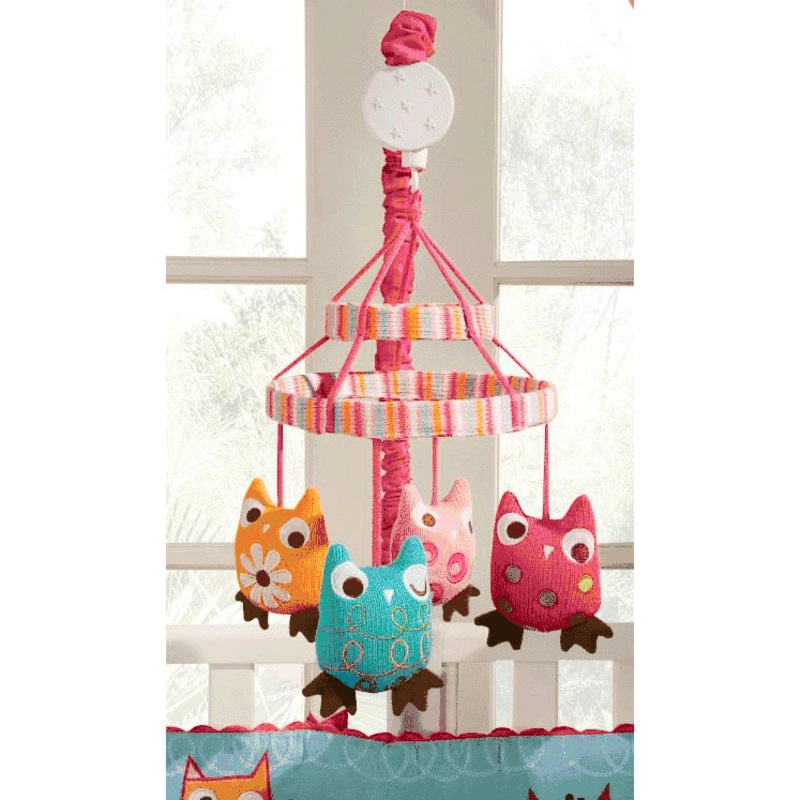Kidsline Zutano Owls Musical Mobile