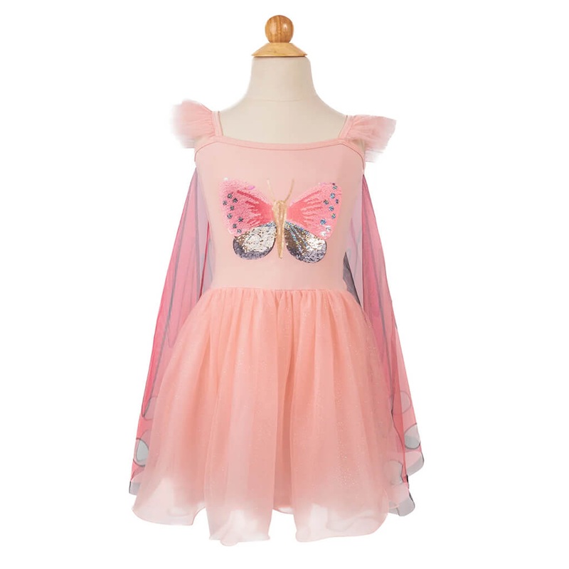 Sequins Secret Butterfly Twirl Dress with Wings