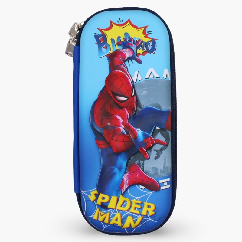 Spiderman Pencil Case  Light Blue/Blue