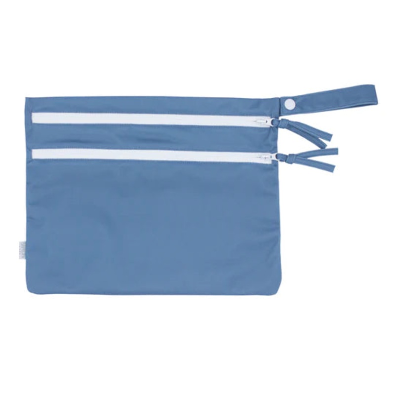 Bapron- Solid Dusty Blue Minimalist – Waterproof Wet Bag