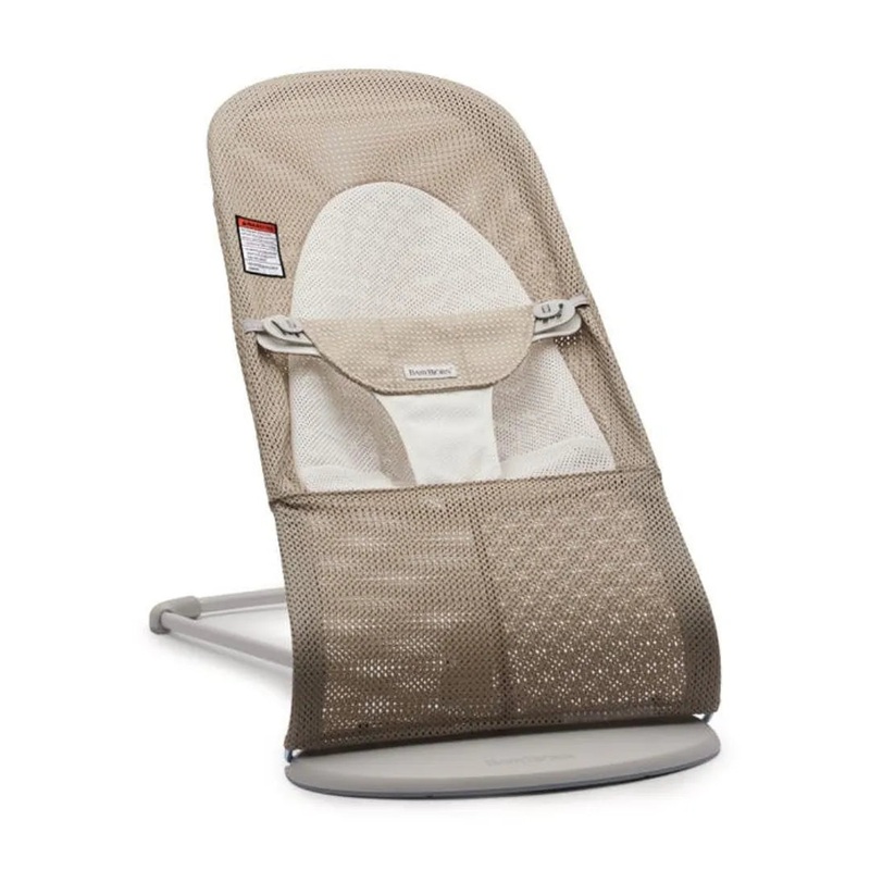 Bouncer Balance Soft – Gray Beige / Mesh / Light Gray