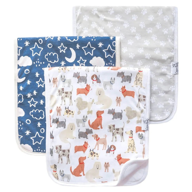 Copper Pearl Premium Burp Cloths | Rufus