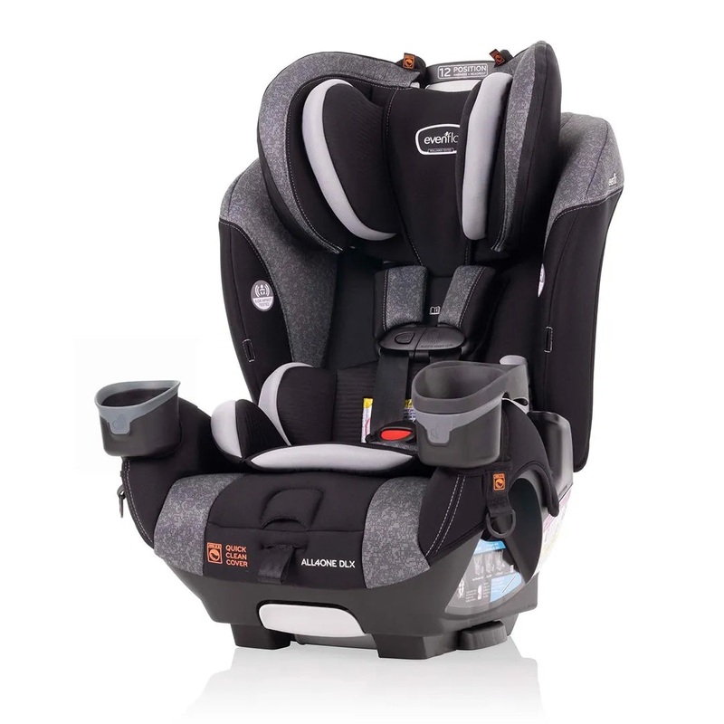 EveryFit All4One 3-in-1 Convertible Car Seat – Latitude Gray (See Description)