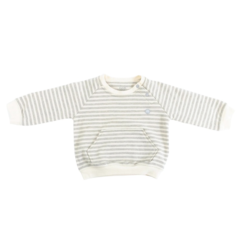 French Terry Long Sleeve Crew Neck Shirt