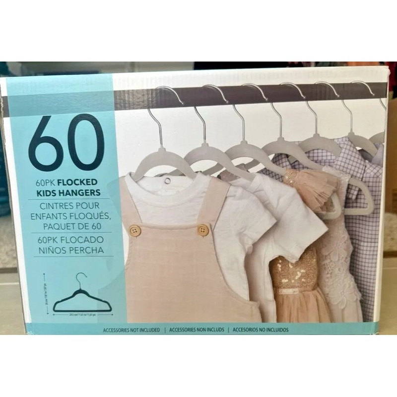 Kids Hangers, 60-pack