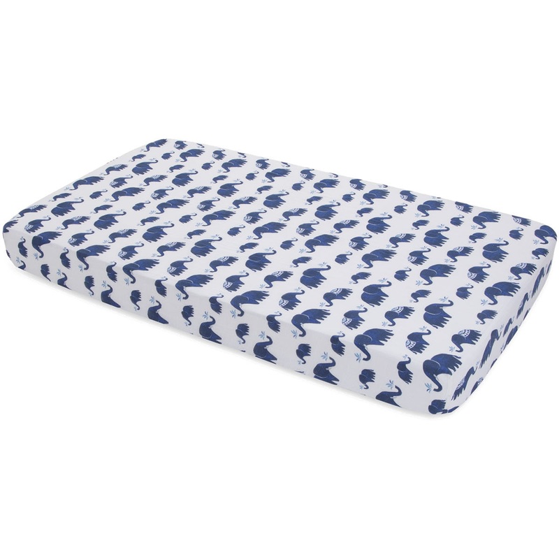 Little Unicorn Cotton Muslin Fitted Crib Sheet – Indie Elephant