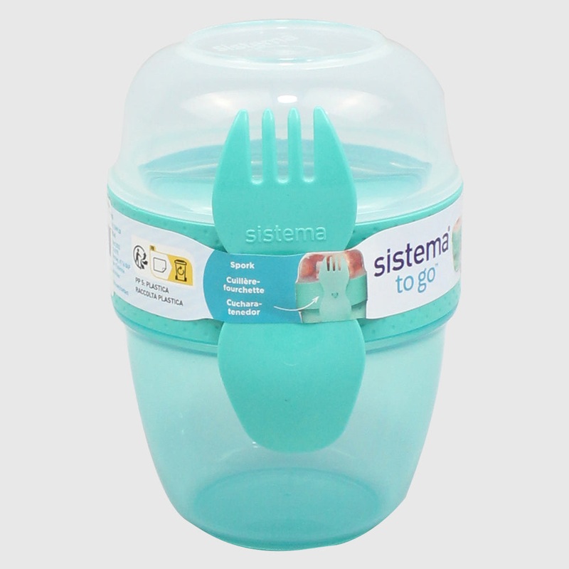 MINTY TEAL SISTEMA 515ML SNACK CAPSULE TO GO FOOD STORAGE