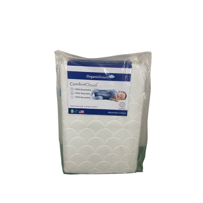 Organic Dream ComfortCloud 2-Stage Crib Mattress, White