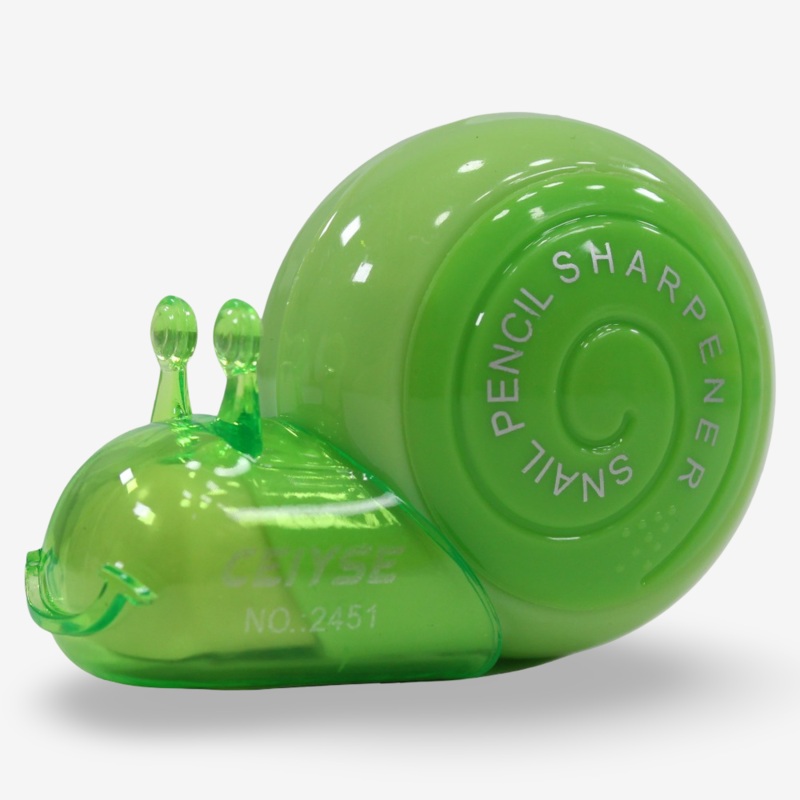Snail Shaped Pencil Sharpener  Green