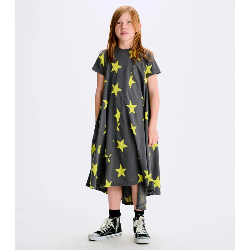 Star 360 Dress – Graphite + Lime