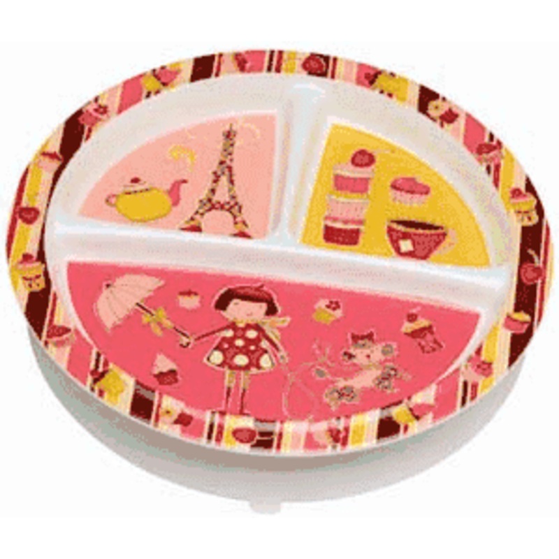Sugar Booger Cupcake Divided Suction Plate