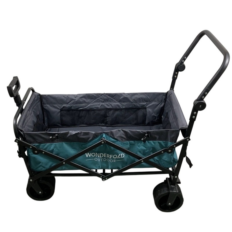 Wonderfold S3 Outdoor Utility Wagon, Hunter Green & Gray