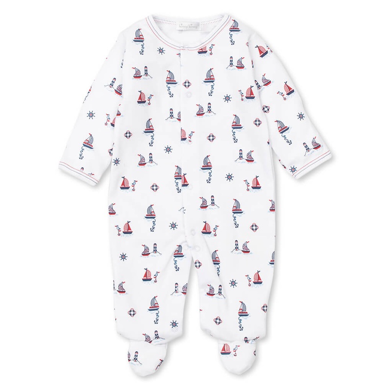 Kissy Kissy Print Footie Magic Sails